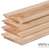 Douglas dubbel lip profiel 1.8x19.0x400cm ongedroogd werkend: 17.7cm
