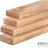 Douglas ligger 5.0x15.0x400cm ongedroogd fijnbezaagd