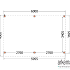 Buitenverblijf Refter XL 6000x4000x2600mm (bxdxh)