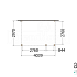 Aanbouwveranda Modena 4050x3000x2700mm (bxdxh) rechts