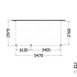 Aanbouwveranda Modena 5500x3000x2700mm (bxdxh) links