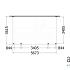 Aanbouwveranda Modena 5700x3650x2700mm (bxdxh)