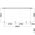 Aanbouwveranda Modena 6950x3650x2700mm (bxdxh) rechts