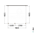 Aanbouwveranda Modena 4850x4850x2700mm (bxdxh) links