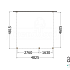 Aanbouwveranda Modena 4850x4850x2700mm (bxdxh) rechts