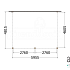 Aanbouwveranda Modena 6000x4850x2700mm (bxdxh)