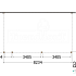 Aanbouwveranda Modena 8250x4850x2700mm (bxdxh) links