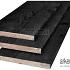 Planken douglas 22x200x4000mm fijnbezaagd zwart geïmpregneerd
