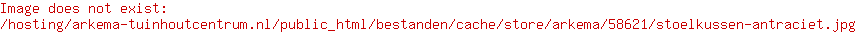 Stoelkussen antraciet