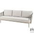 Eva living SET latte :3 seater be + 2x liv chair Latte