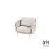 Eva living SET latte :3 seater be + 2x liv chair Latte