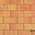 Betonklinker  6 cm terracotta/geel komo