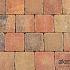 Trommelsteen 15x15x6 bont gv