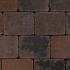 Trommel 20x30x6 cm bruin/zwart