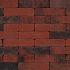 Antiek trommel waalformaat 7 cm rood/zwart