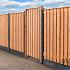Houtbetonschutting Actie - Red Class Wood set per 2 meter