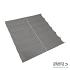 Harmonica schaduwdoek, B 2,0 x L 5,0m, Antraciet