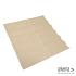 Harmonica schaduwdoek, B 3,7 x L 5,0m, Gebroken Wit