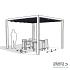 Nesling pergola ALU WIT 