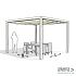 Nesling pergola ALU WIT 