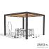 Nesling pergola ALU GRIJS 