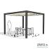 Nesling pergola ALU GRIJS 