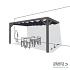 Nesling pergola ALU GRIJS 