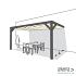 Nesling pergola ALU GRIJS 