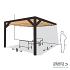 Nesling pergola ALU ANTRA 