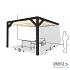 Nesling pergola ALU ANTRA 
