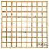 Trellis, rechte lamellen met lijst H180xB180cm