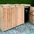 Containerberging geïmpregneerd Triple B213xD80xH116,5cm Houtdikte: 16mm