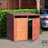 HARDHOUT containerberging Dubbel Houtsoort: Mahonie