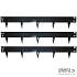 Kantopsluiting MA Edge zwart gecoat h16x106 cm (24cm incl punt)