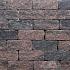Roccia getrommeld 30x12x12cm Bruin/Zwart