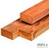 Lariks/Douglas ligger ongedroogd 5.0x10.0x400cm fijnbezaagd