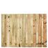 Tuinscherm geïmp. 19 planks (17+2) Vasse 130x180cm
