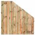 Tuinscherm geïmp. 23 planks (21+2) Zaltbommel 180/90x180cm VERLOOP