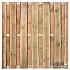 Tuinscherm geïmpregneerd 12 planks Rustiek H180xB180cm Schaaldelen: 1.8x20.0-25.0cm / 12 stuks