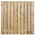 Tuinscherm vuren geïmp. 21 planks (19+2) Azewijn 180x180cm