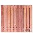 Tuinscherm Red Class Wood (19+2) 21-pl. Casablanca 150x180cm