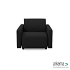 Petit sofa fauteuil Wicked Black