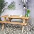Picknicktafel Oslo 177cm. De Luxe FSC