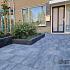 H2O comfort square 60x30x5 cm nero/grey