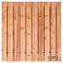 Tuinscherm Casablanca, Red Class Wood geïmpregneerd ME vuren, RVS-geschroefd, 21-planks (19+2) 180 x 180 cm