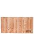 Tuinscherm Zwarte Woud, douglas, RVS-geschroefd, 21-planks (19+2) 180 x 90 cm