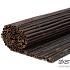 Bamboe rols. zwart 200-180 cm