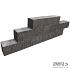 BLOCKSTONE SMALL BLACK 12X12X60CM