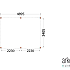 Buitenverblijf Palermo 4900x3700x2450mm (bxdxh)
