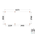 Buitenverblijf Palermo 6100x3100x2450mm (bxdxh)